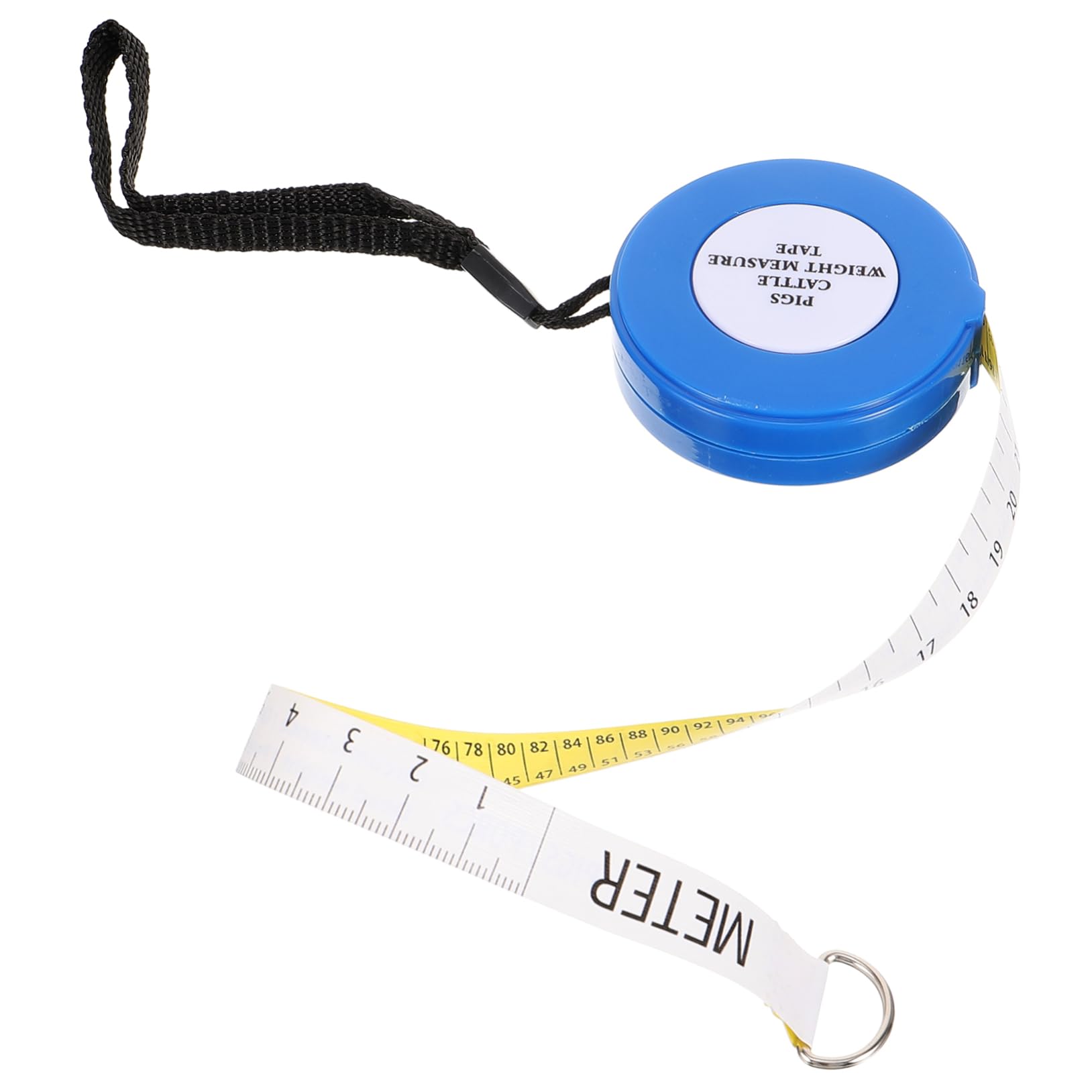 LIFKOME Goat Weight Tape Cattle Weight Tape Measure Multipurpose Animal Measuring Tape for Horses Pigs Livestock Portable Easy to Use with Markings for Accurate