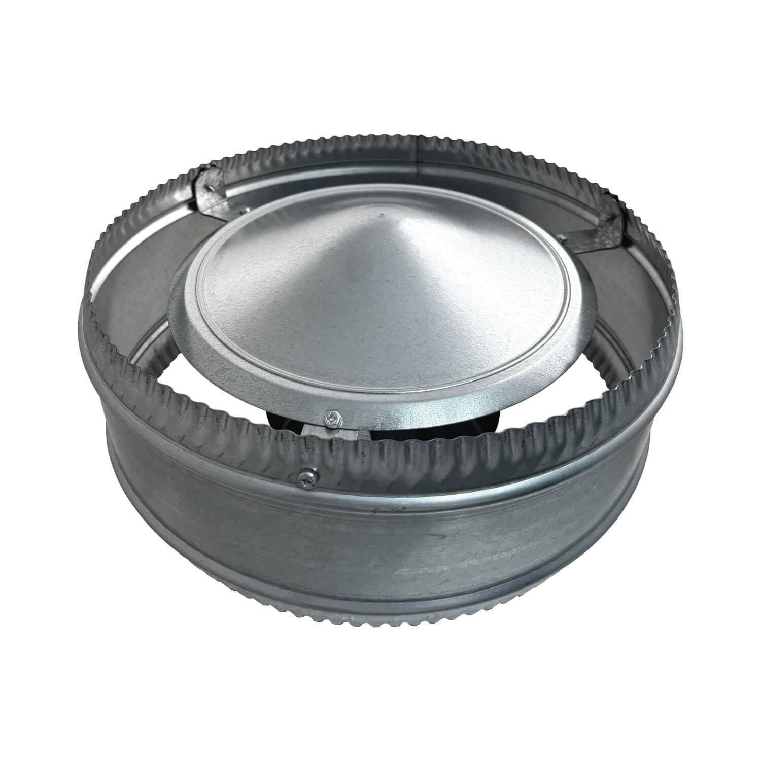Sombrerete Antirevocante 350mm Galvanizado | Sistema Anti-Retorno CAEXVEN | Protección Total Viento y Lluvia para Chimeneas | Fabricado en España