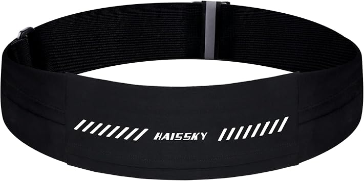 Running Belt Waist Pack Phone Holder Runner Belt Fanny Pack Lightweight Running Pouch for Women Men for iPhone 15 14 13 12 Pro Max, Sweat Resistant Workout Pouch for Running Jogging up to 7.0"