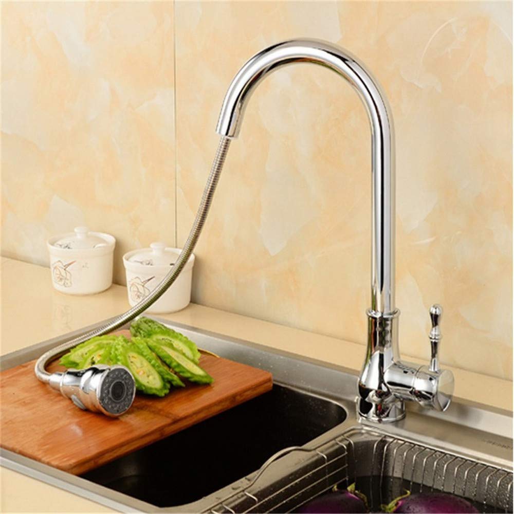 Tête de pulvérisation de robinet de cuisine extractible avec arroseur