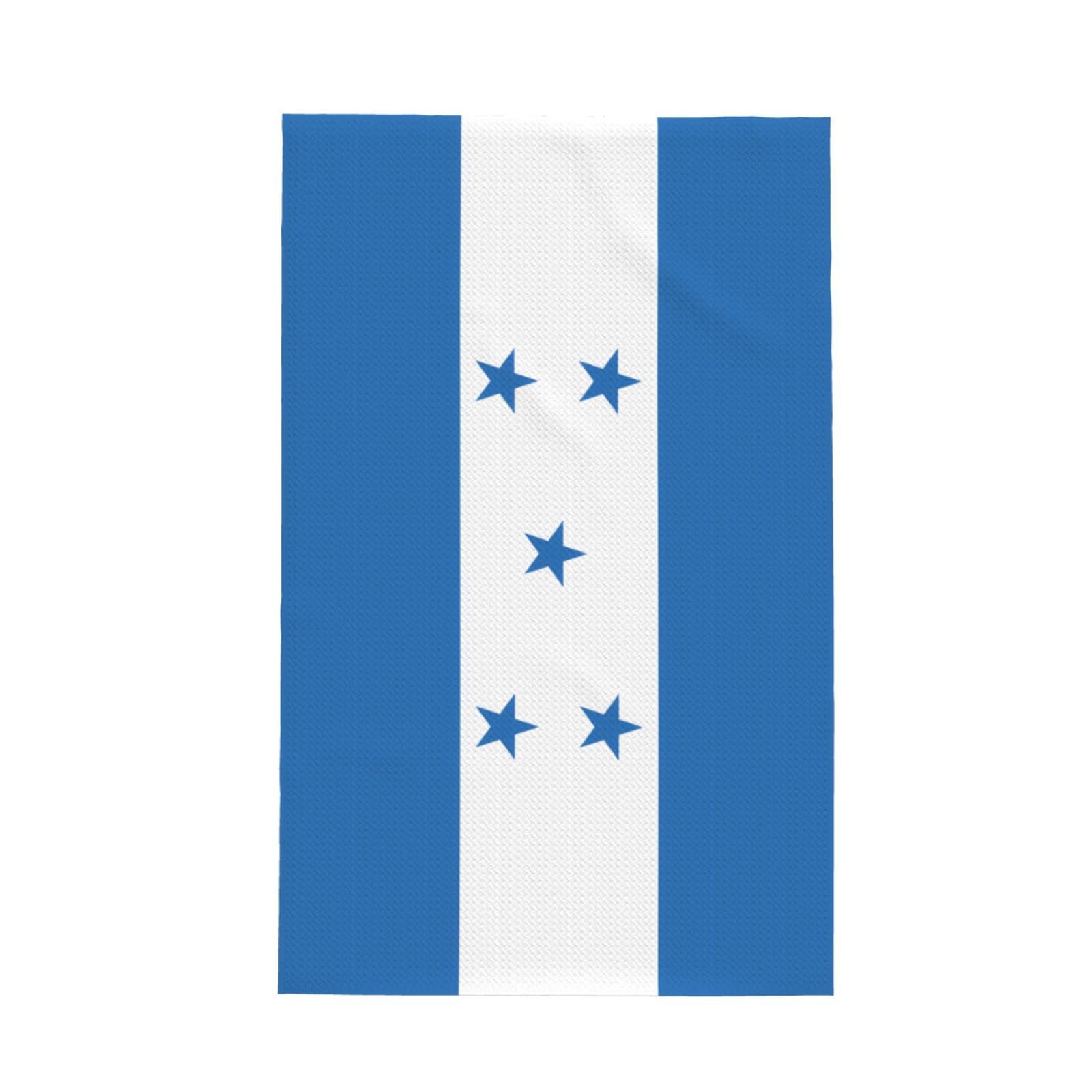 SXZVVBN Flag of Honduras Super Absorbent Microfibre Waffle Towels Fast Drying Dish Cloths Home Cafe Barista