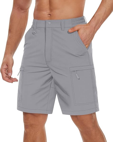 TACVASEN Men's Quick Dry Cargo Shorts