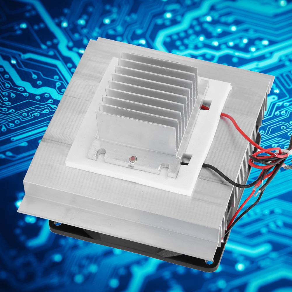 Schnelle Kühlung, Thermoelektrisches Peltier-Plattenmodul, Kühlsystem, DIY-Kit, Geeignet für die Kühlung Kleiner Räume (Kein Cold-End-Lüfter)