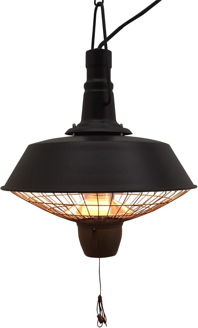 Outsunny 2100W Outdoor Ceiling Mounted Halogen Electric Heater Hanging