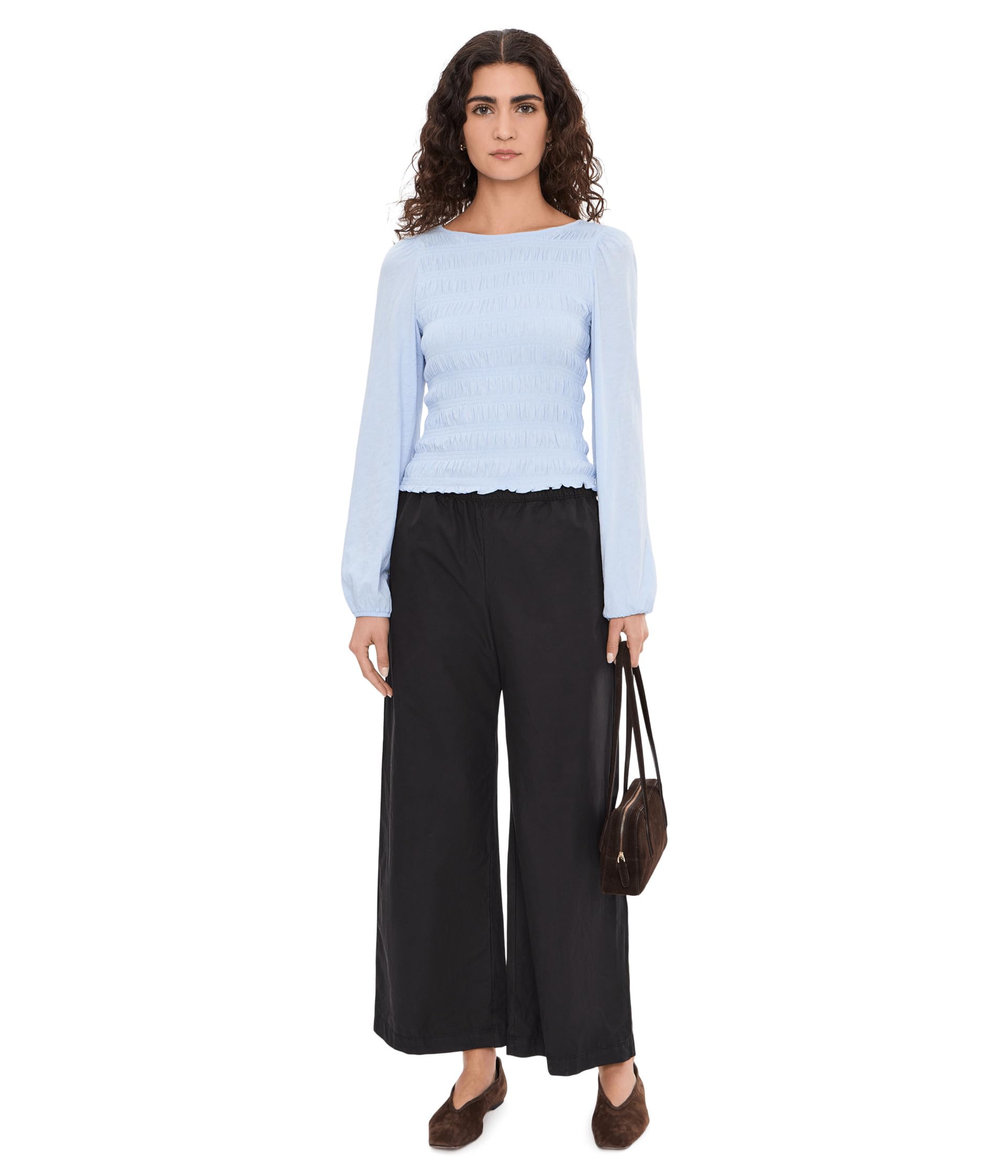 Michael Stars Women's Taylor Elasticated Wide Leg Pants