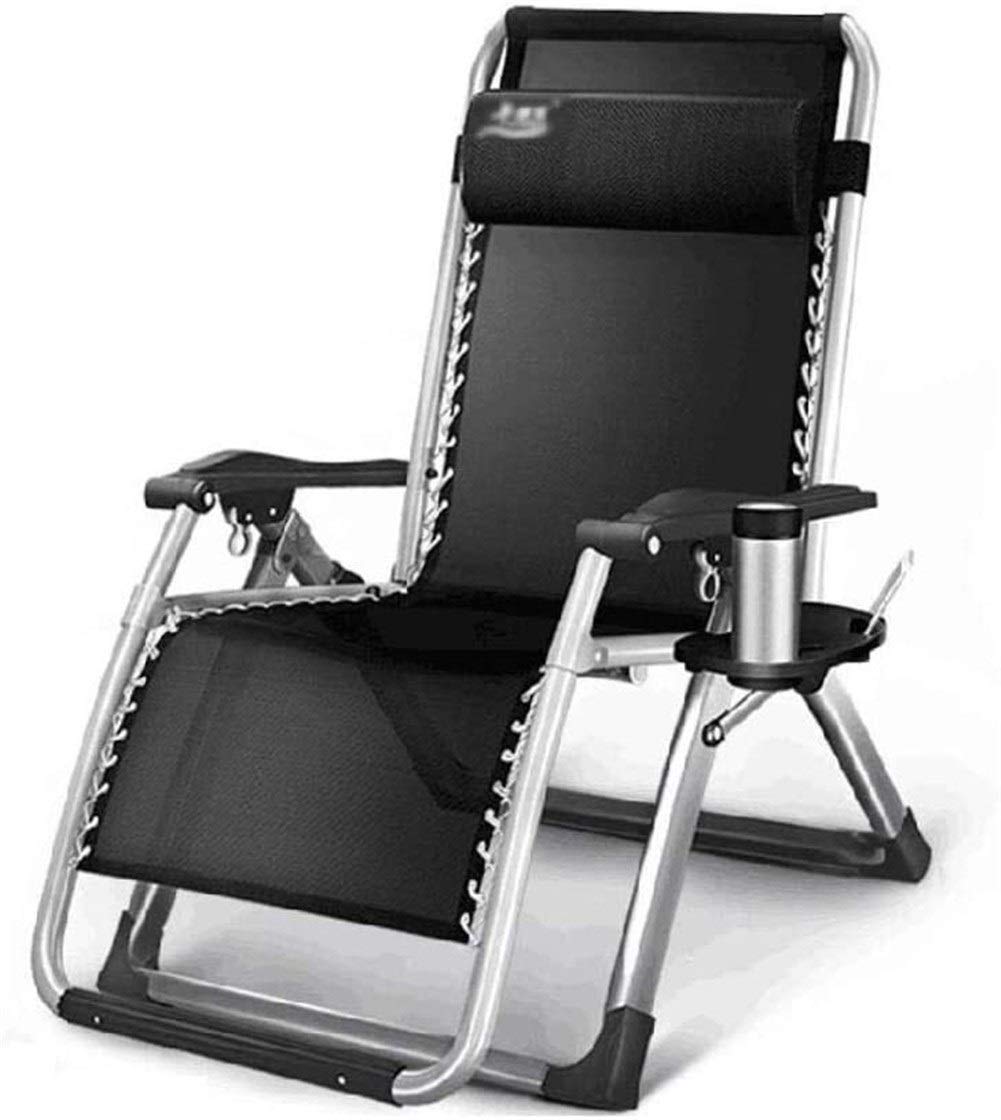Chaise de plage pliante inclinable pour soulager le dos en extérieur