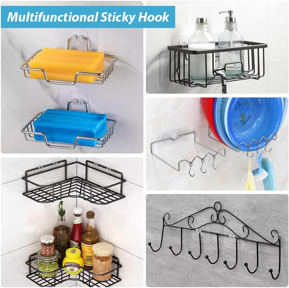 Shower Caddy Adhesive Hooks Replacement