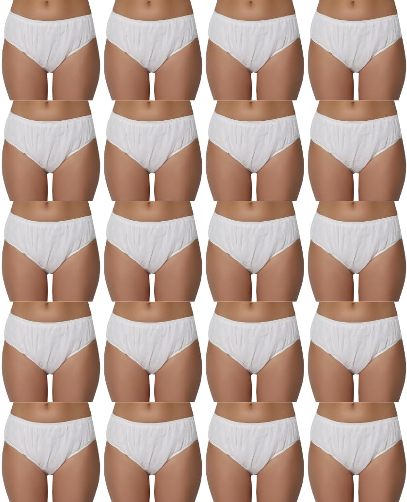 Women Polypropylene Disposable Panties for Travelling Spa Surgery Periods (Free Size)