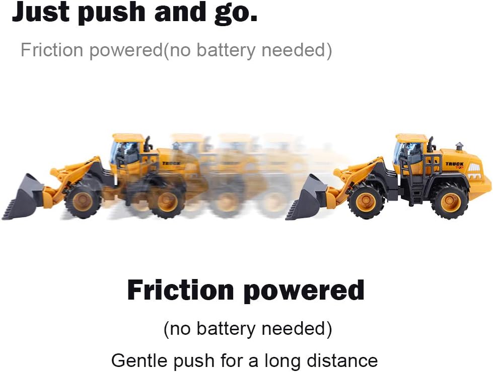 BEESTECH Construction Toys for 3 Year Old Boys, 2 Pack with Excavator Toy, Bulldozer Toys for Kids, Sand Toys, Beach Toys, Truck Toys, Sand Box Toys for 3,4,5,6 Year Old Boys, Girls,Kids