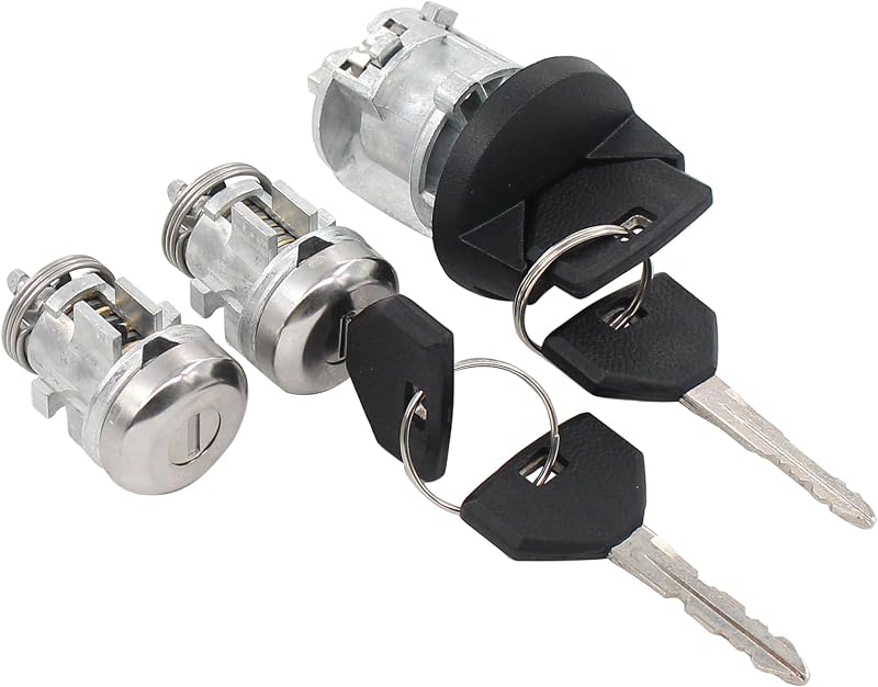 Kit de cilindro da ignição e fechaduras das portas MOTOKU para Chrysler, Plymouth e Dodge – 7 peças