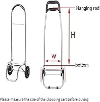 Vista 7 de Bolsa de repuesto para carrito de compras, bolsa de carrito para carrito de compras, bolsa de almacenamiento impermeable de tela Oxford