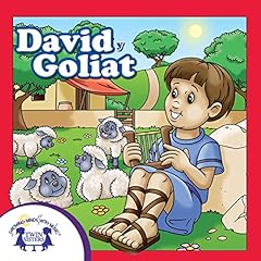 David Y Goliat [David and Goliath] Audiolibro Por Karen Mitzo Hilderbrand, Kim Mitzo Thompson arte de portada