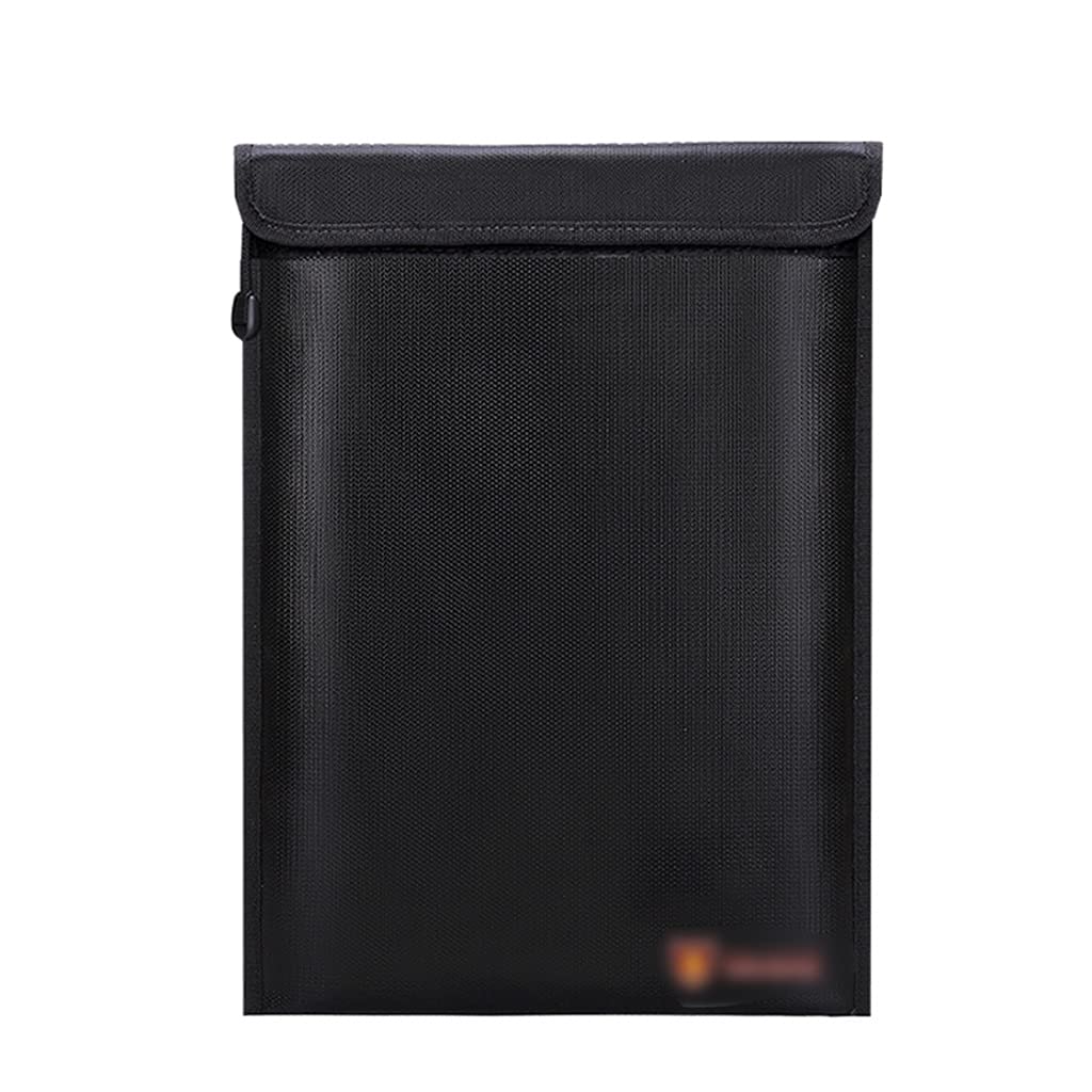 JFGCTYHXY Document organiser, Document Holder with Zipper, Organizer Folder,A18 Water Resistant Money Briefcase(Black,Style2)