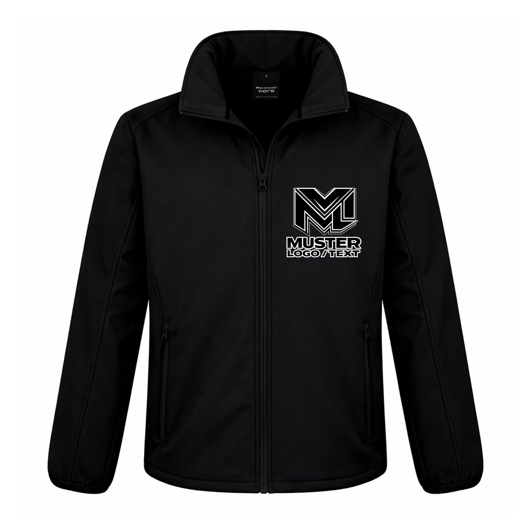 Herren Softshell Jacke personalisierbar mit Logo oder Text | S–4XL | Viele Farben | Fleece-Innenfutter | Wind- & wasserabweisend | Ideal für Arbeit, Firmen & Teams | Bedruckbar