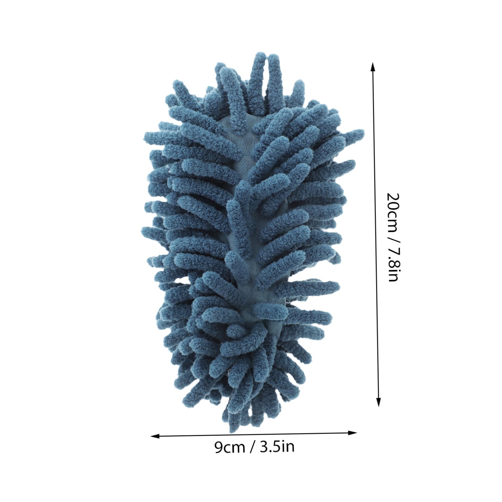 Beavorty 4pcs Washable Chenille Duster Replacement Microfiber Refills for Cleaning Car Interiors Home Electronics and Furniture Versatile and Reusable Cleaning Tool