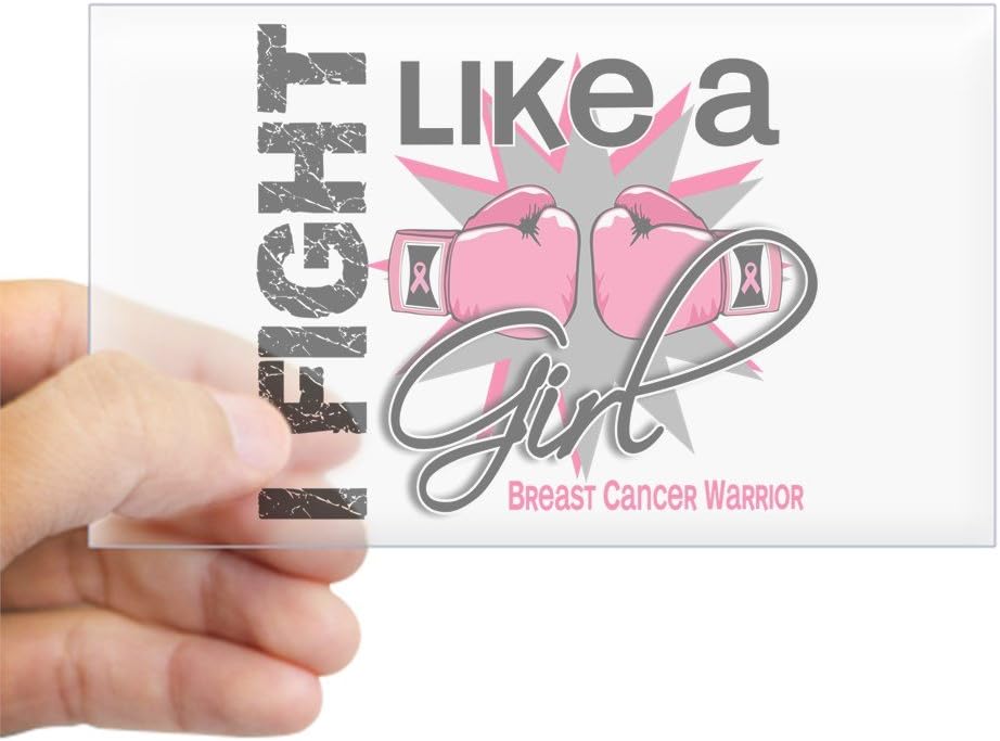 CafePress Licensed Fight Like A Girl 13. Rectangle Bumper Sticker Car Decal