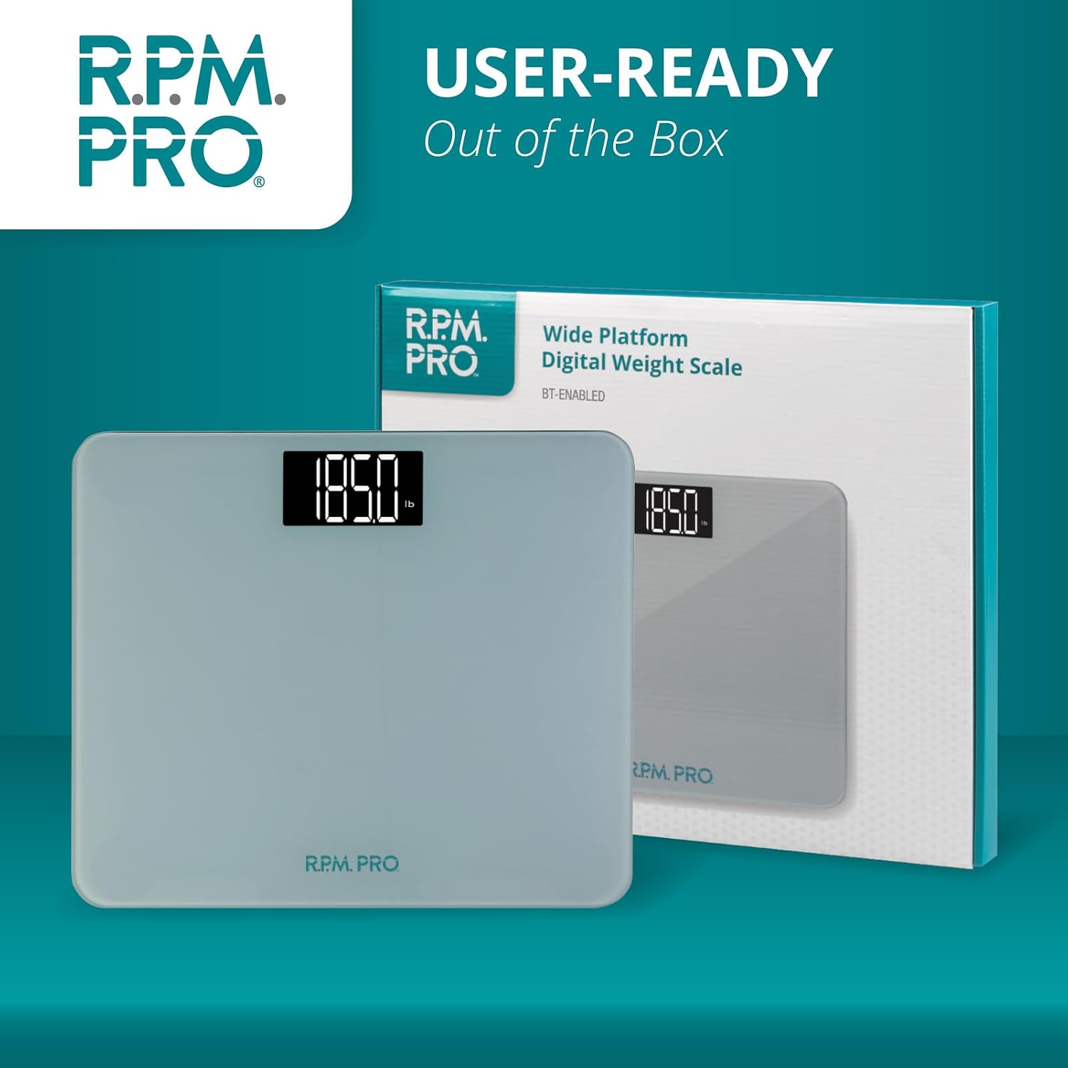 Wide-Platform Digital Weight Scale