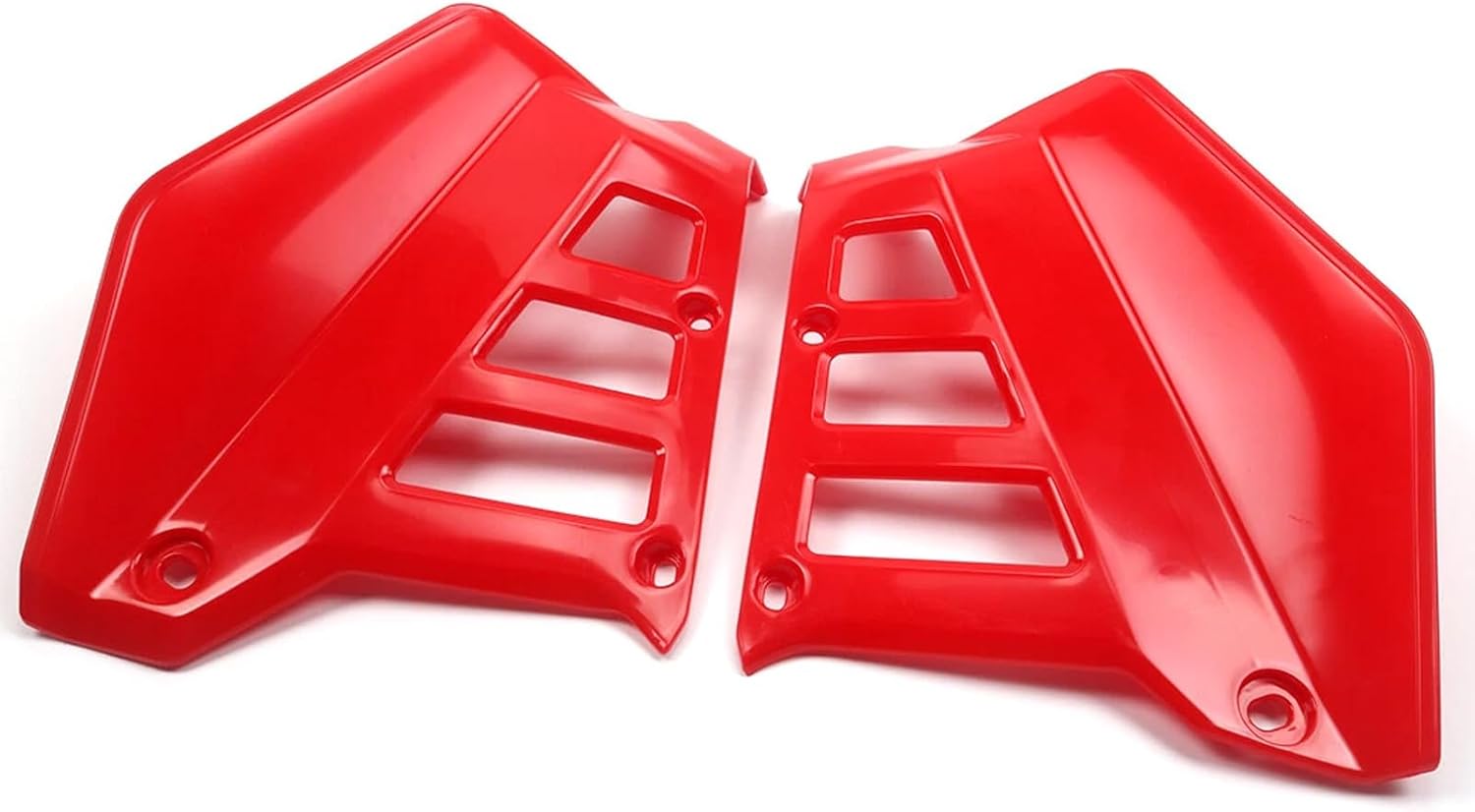 Radiator Shrouds Scoops Covers Compatible with Honda ATC250R 1985-1996, Replacement 19035HA2670ZA, 19030HA2670ZA Red
