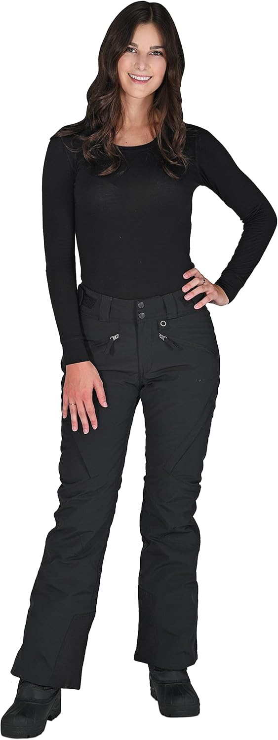 Arctix Mountain Premium Pantalones de snowboard con forro de malla para mujer