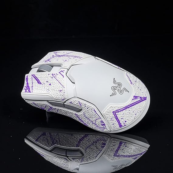 Mouse Grip Tape Sticker for Razer Viper Ultimate Wireless Non Slip Suck Sweat Pre Cut Bloody Red