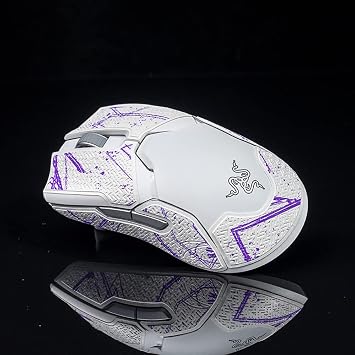 Mouse Grip Tape Sticker for Razer Viper Ultimate Wireless Non Slip Suck Sweat Pre Cut Bloody Red