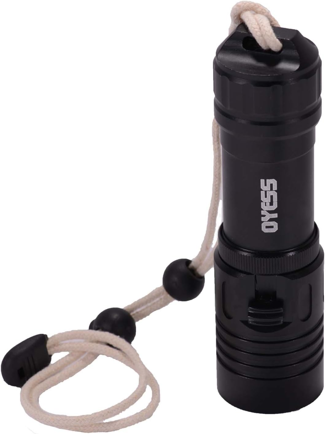 2 Pack of 300 Lumens XPE SOS Flashlight Contact Lamp Beads Telescopic Focus Heavy Duty Required 14500 Battery by Oyess