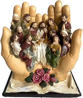 hejhncii Religious Character Figurine Resin Statue The Last Supper On The for for Home Church Christmas Decoration Christian Figurines Home Decor