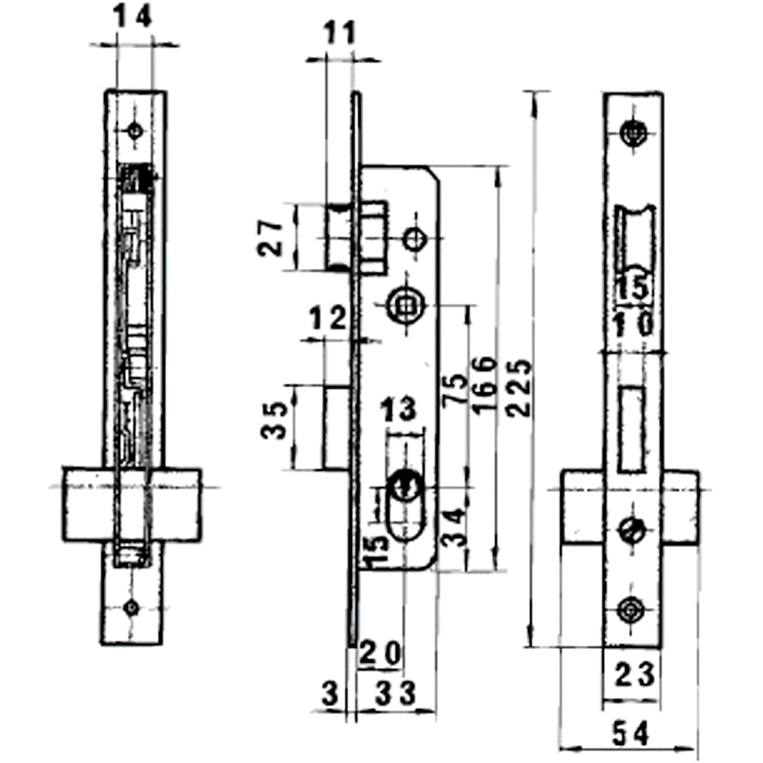 Cerradura Lince 5560n Hn/20 mm.