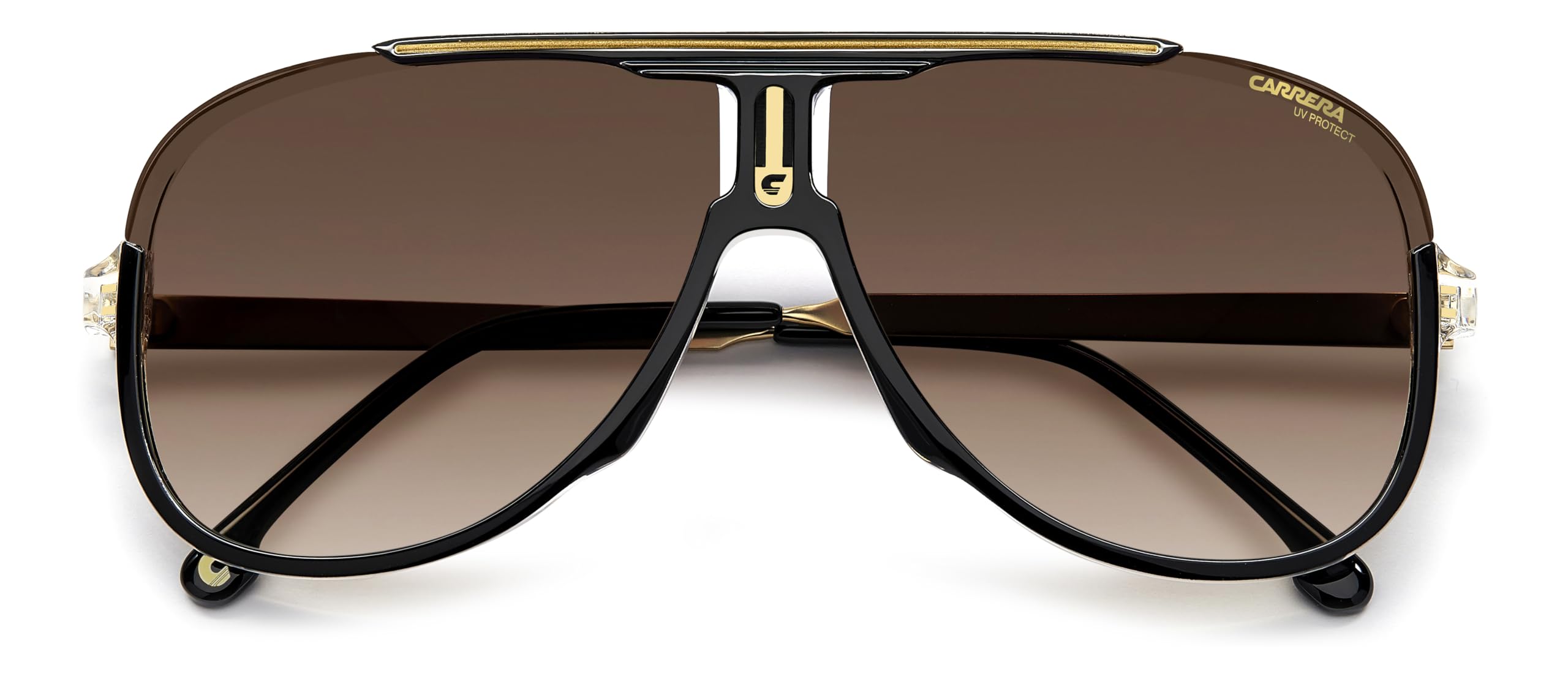 Carrera CARRERA 1059/S Okulary Przeciwsłoneczne Black Gold/Brown Shaded 64/11/145 uomo