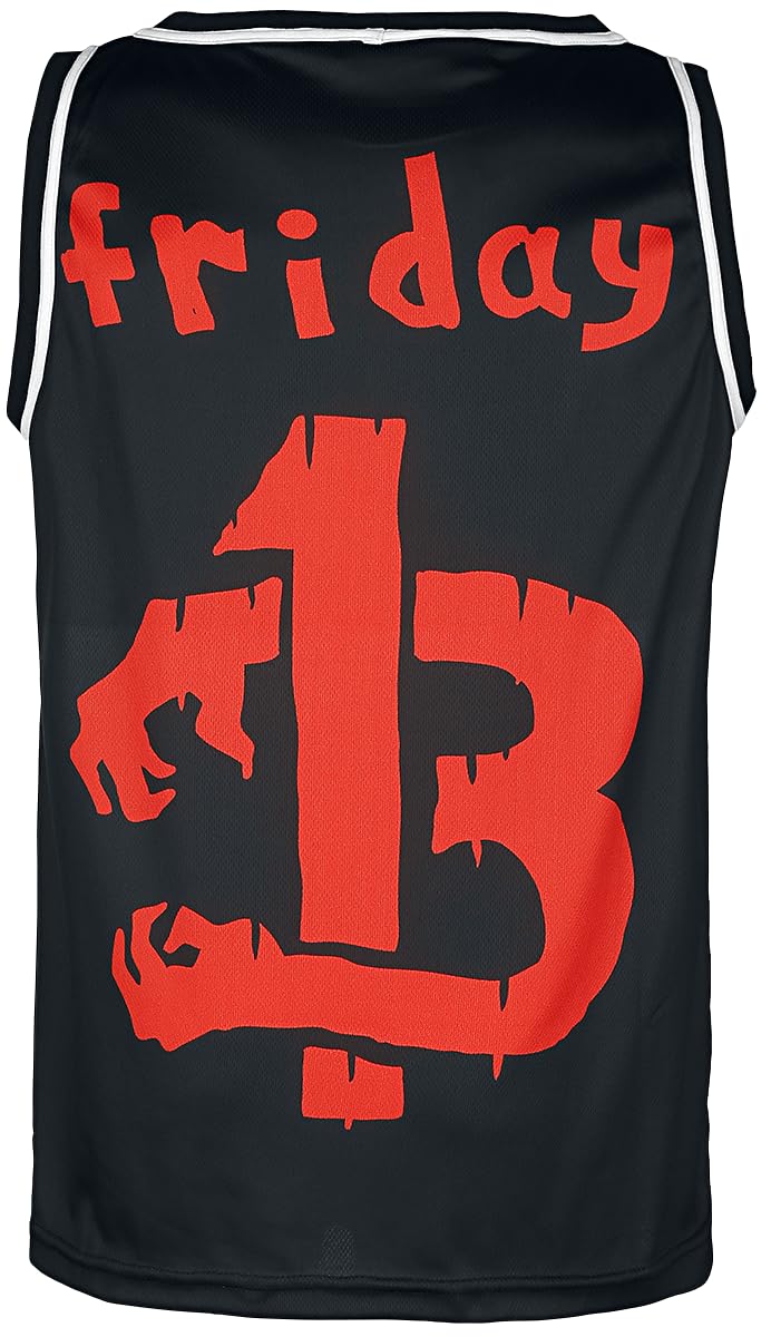 Heartless Crystal Lake Killers Unisex Canotta Sportiva nero/bianco/rosso 100% poliestere Regular
