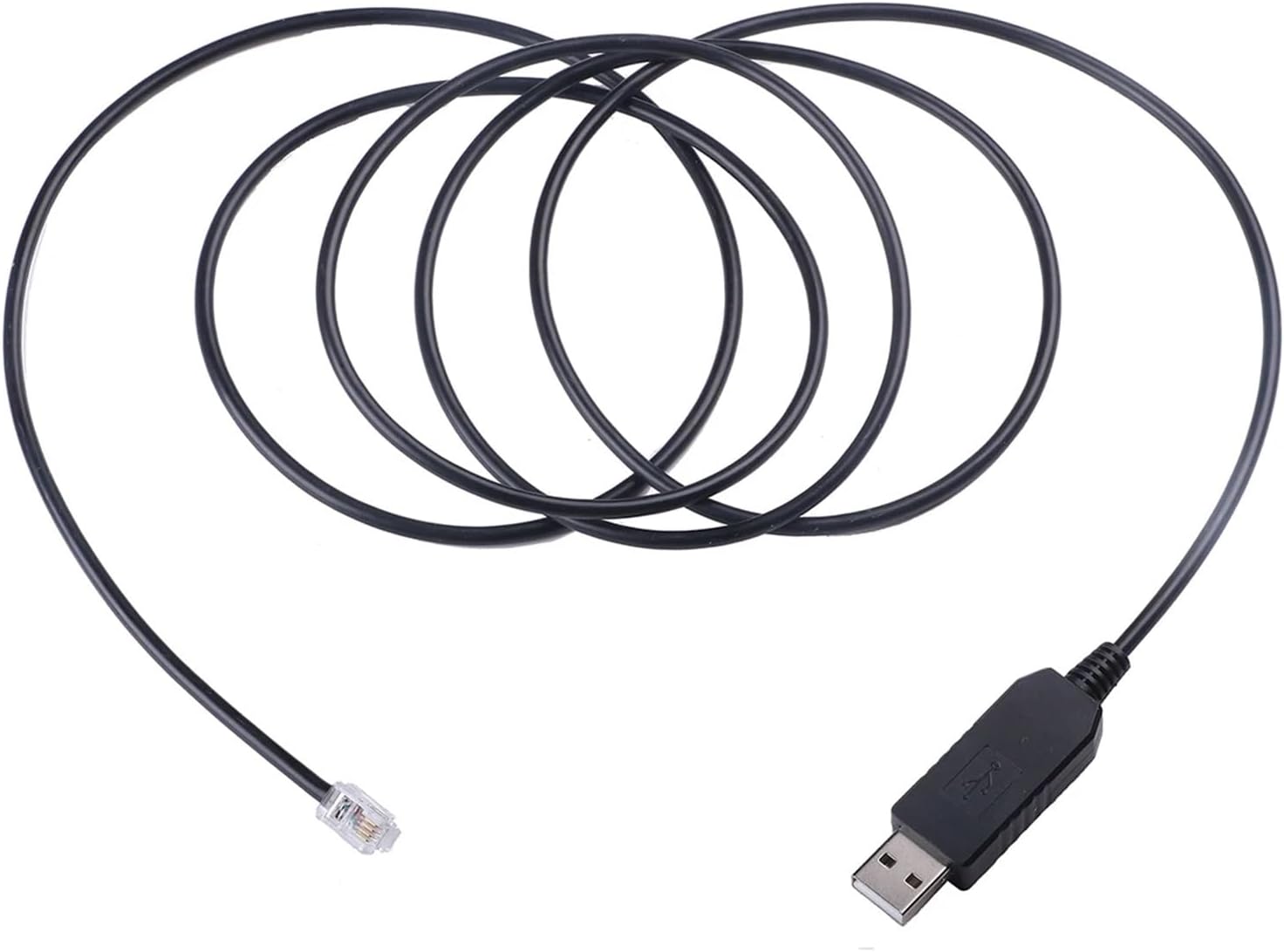 Upgrade Cable PL2303 USB to RJ9 RJ10 RS232 Serial Cable(3 Meter)