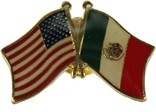Countries of the World International Flag Pin, Lapel, Hat, Tie, Etc. (USA/Mexico)
