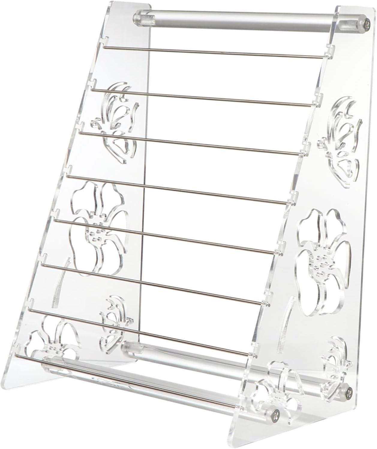 1pc Transparent Acrylic Jewelry Display Stand for Bracelets Necklaces and Loose Beads Sturdy Multi-level Organizer to Keep Your Collection Clutter