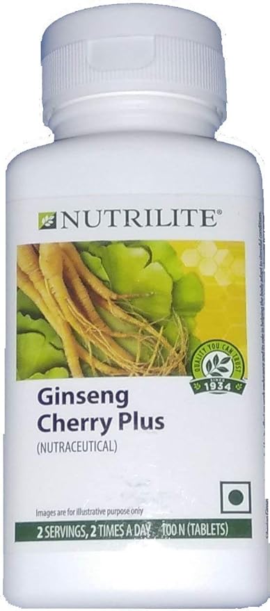 Nutrilite Amway Ginseng Cherry Plus Tablets, 100N