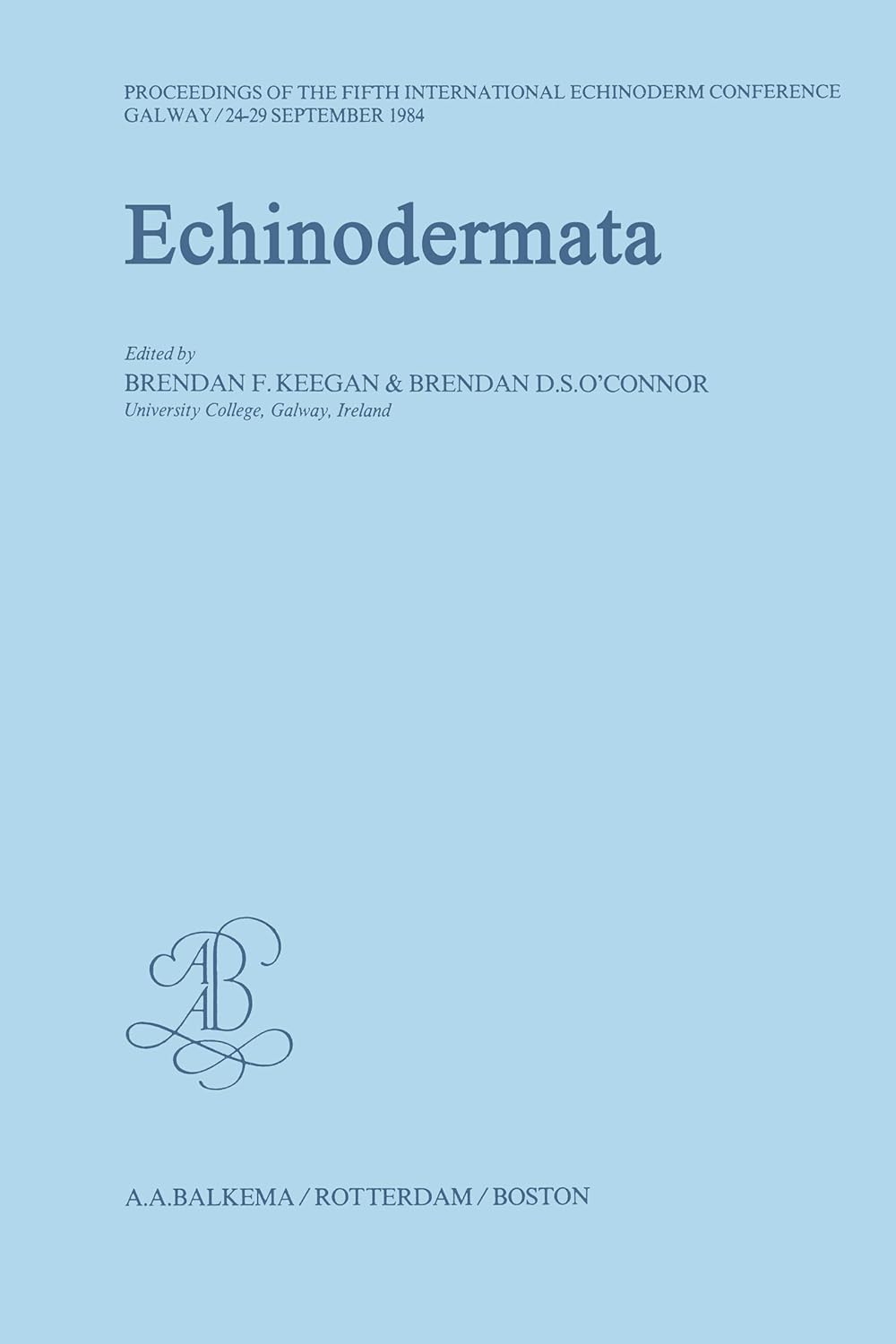 Echinodermata      1st Edition, Kindle Edition