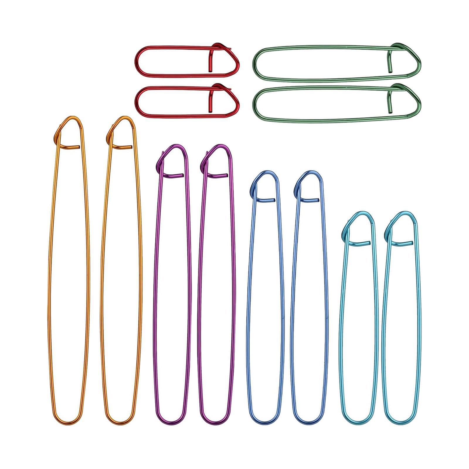 KIXZSAZ Colorful Yarn Stitch Holder Set Features Essential Tools Including Stitch Markers and Practical Knitting Accessories Colorful Yarn Holder Set Knitting