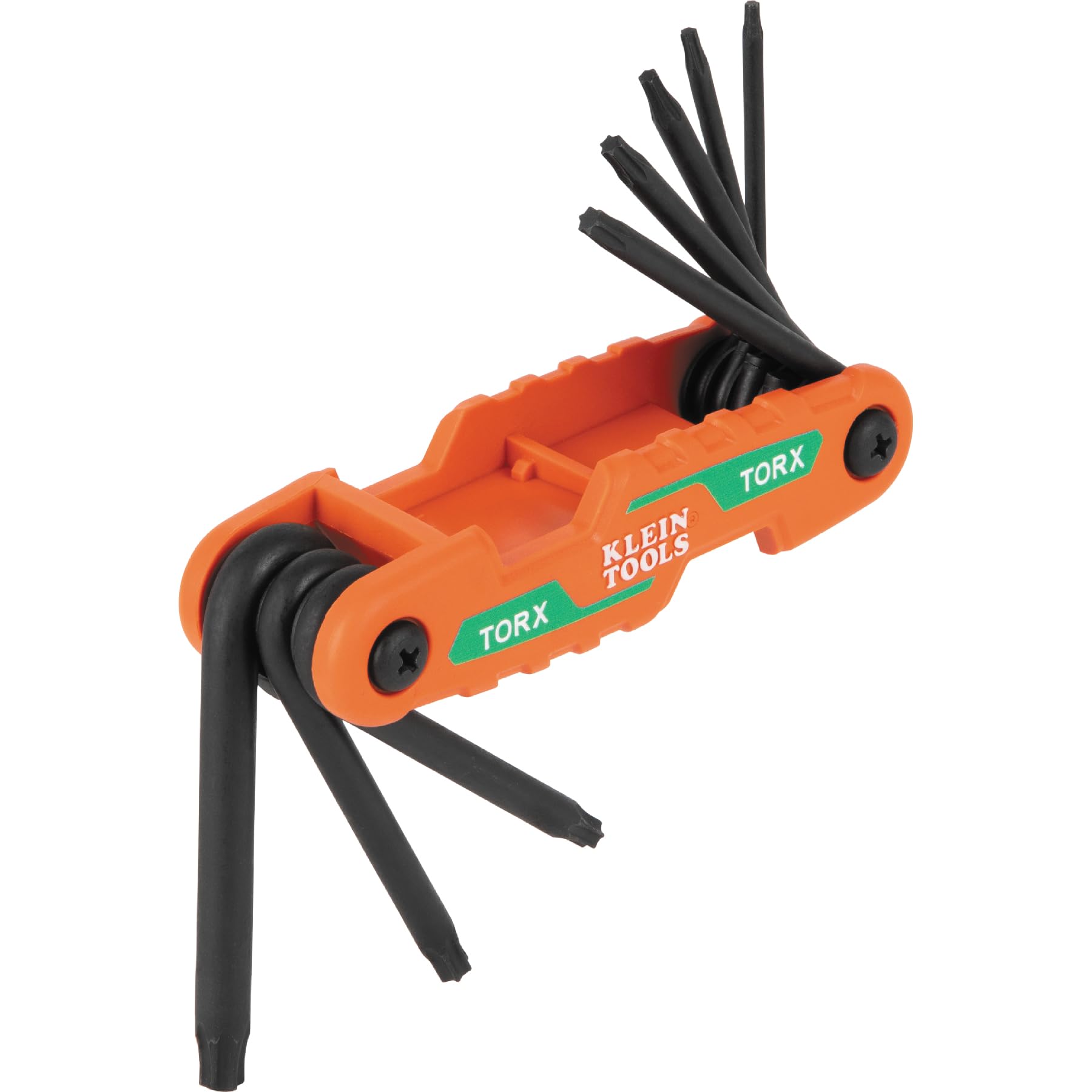 Klein Tools 70540T Compact Folding Torx Key Set, 8 Keys T9 to T40