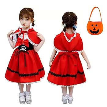 Amazon.co.jp: [Limspace] ハロウィン 衣装 子供 赤ずきん