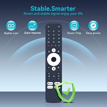 Voice Remote Control Replacement for Thomson Streaming Box 240UK HDR10