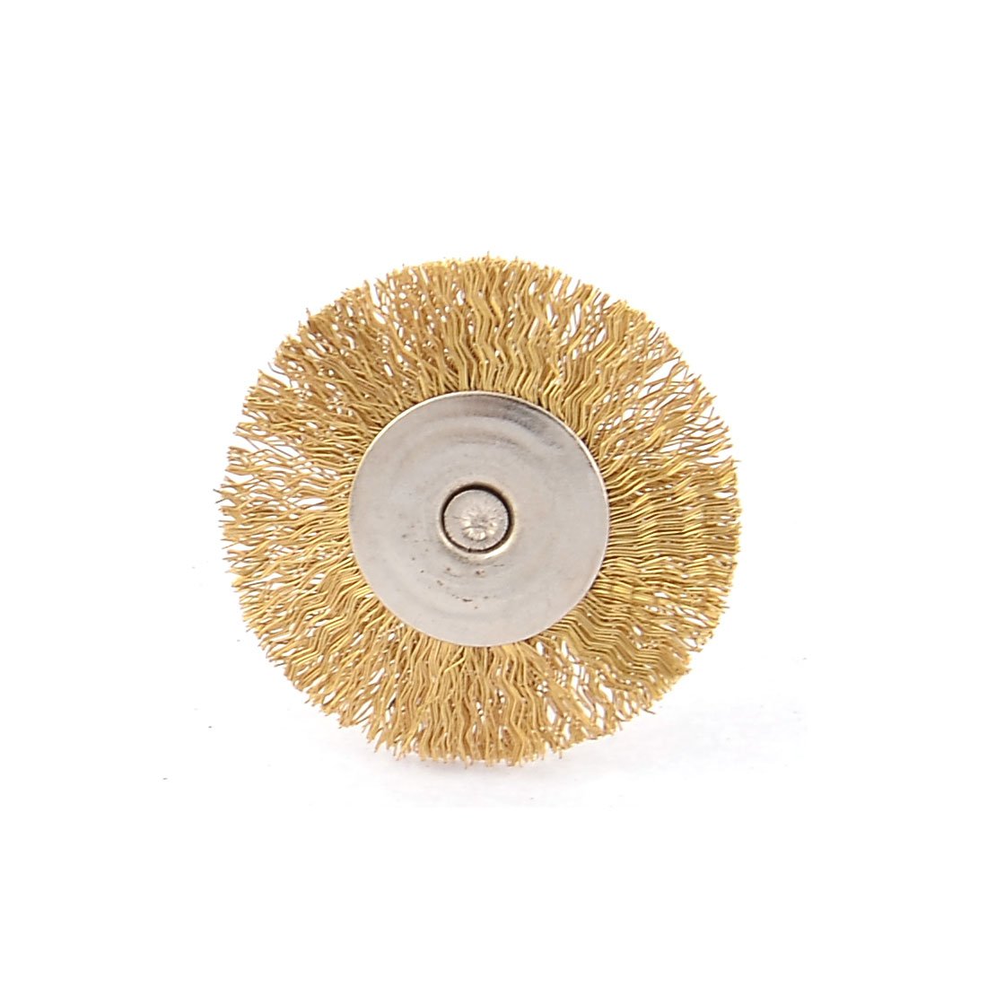 Aexit 5 Pcs Power Polishing Parts & Accessories 3mm Shank 25mm Dia Copper Wire Electric Drill Polish Buffing Wheels Buffing Wheel