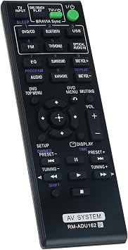 Allimity RM-ADU162 Replacement Remote Control fit for Sony DVD Home Theatre System DAV-DZ350 DAV-DZ650 DAV-DZ950 DAVDZ350 DAVDZ650 DAVDZ950