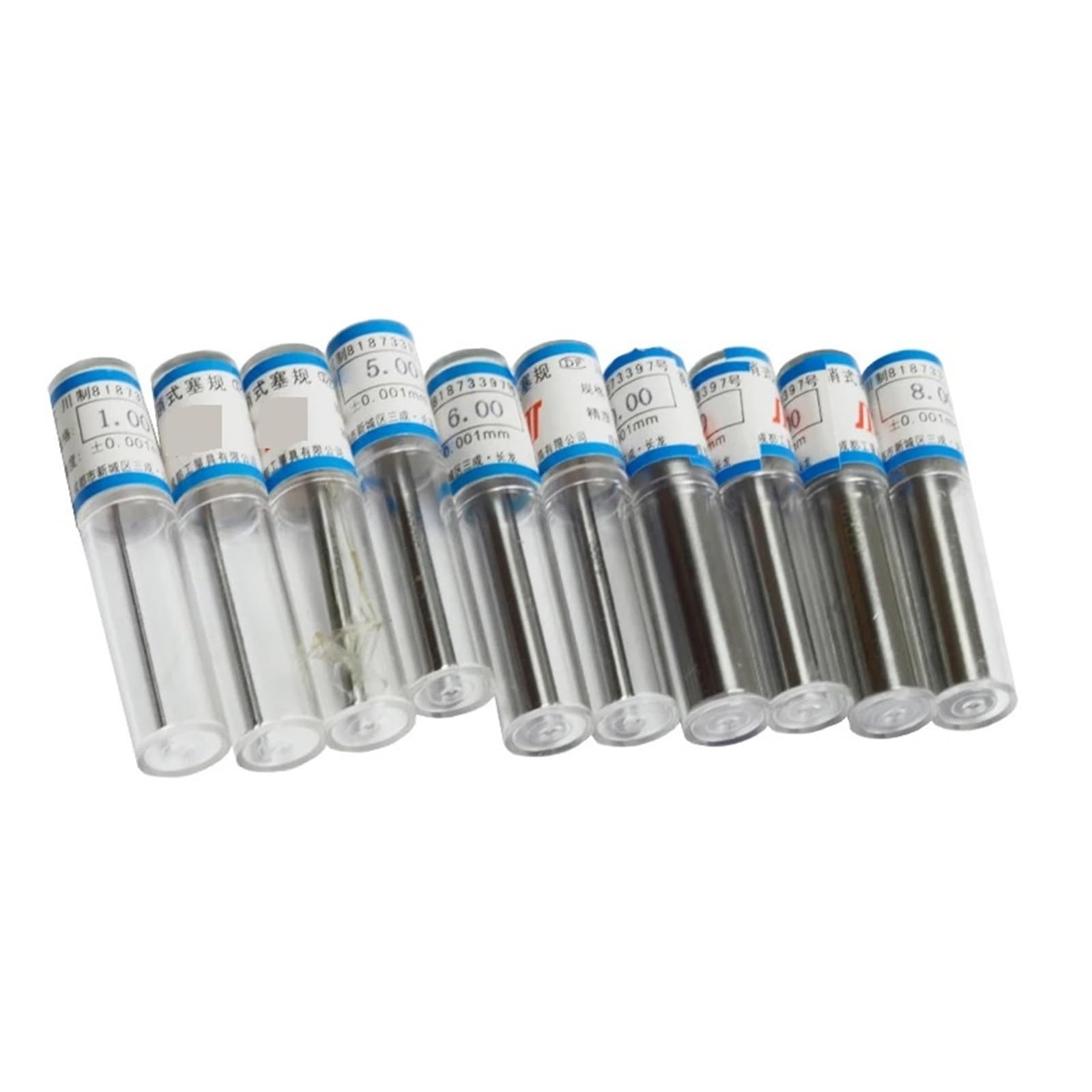 Zestaw trzpieni stalowych 9.00-10.00mm 10-11mm 11-12mm 19-20mm krok 0.01mm otwór miernik narzędzie pomiarowe 101 sztuk/pudło Precyzyjny pomiar(17-18mm)