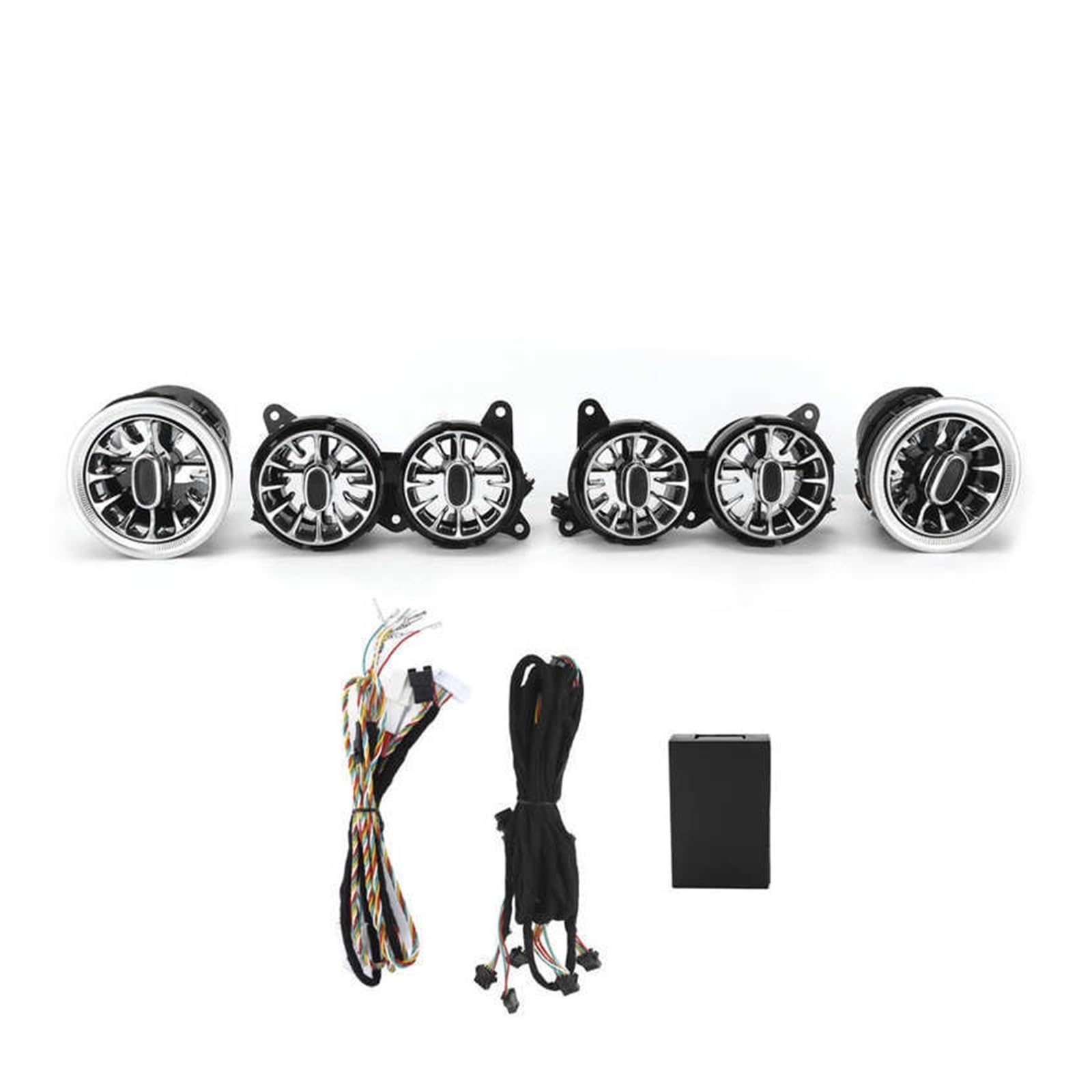 新品 6個7色 フロントLED タービンエアベント アンビエントライトキット Amazon.co.jp: 6 個 7 色フロント LED タービンエアベントアンビエント