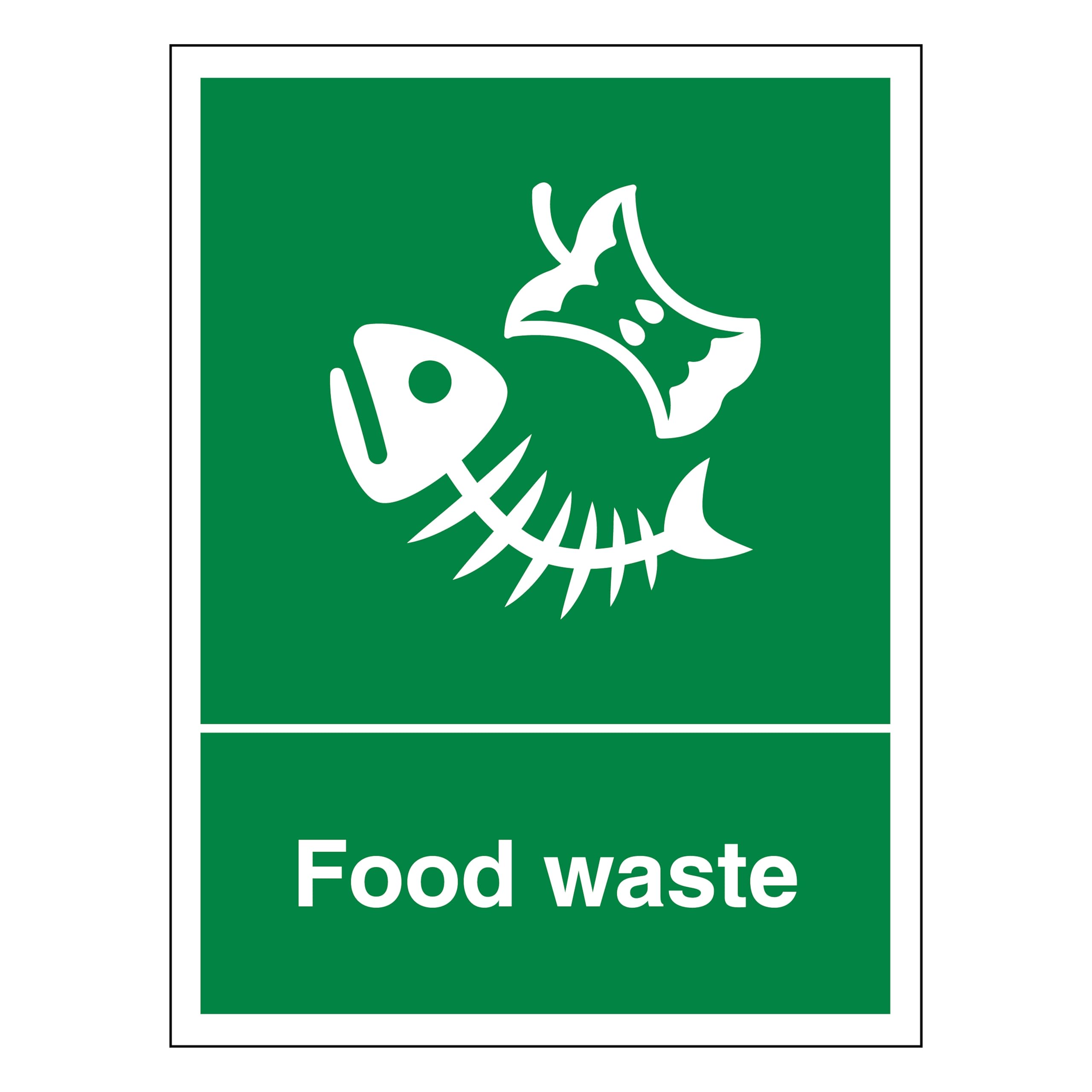 Food Waste 150 x 200 mm - 2mm Super-Tough Rigid Plastic