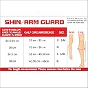USI Universal SHIN Pads with Instep (850) (S, Blue) gallery image