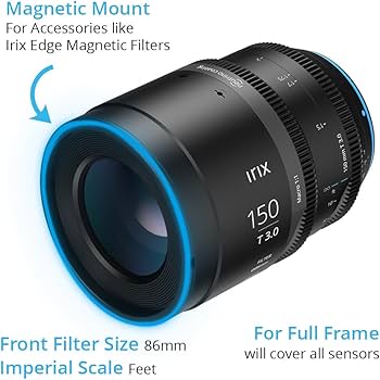 Amazon.co.jp: Irix Cine 150mm T3.0 マクロ 1:1 シネマレンズ
