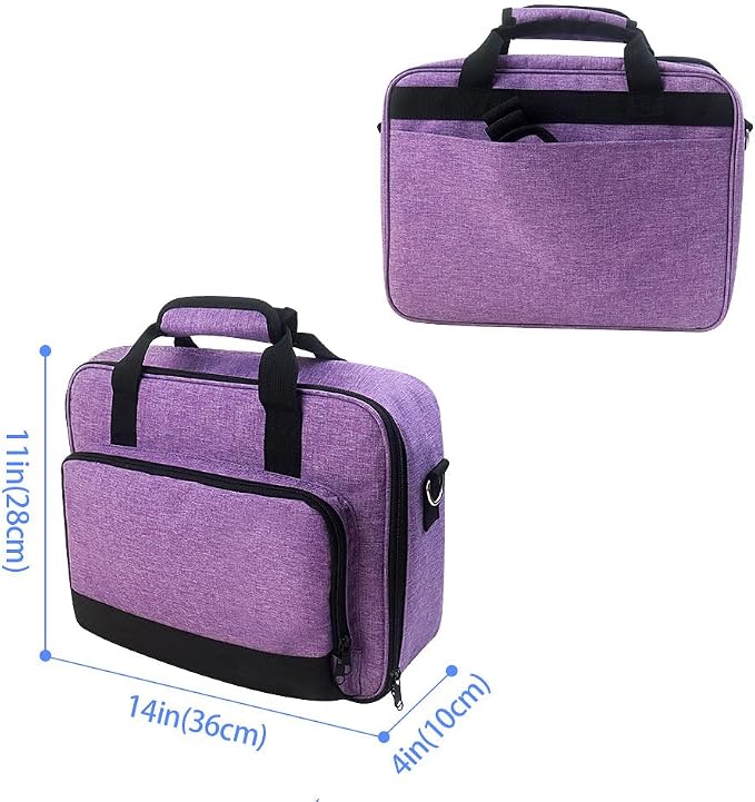 Funda mediana para proyector en poliéster púrpura miniatura 2