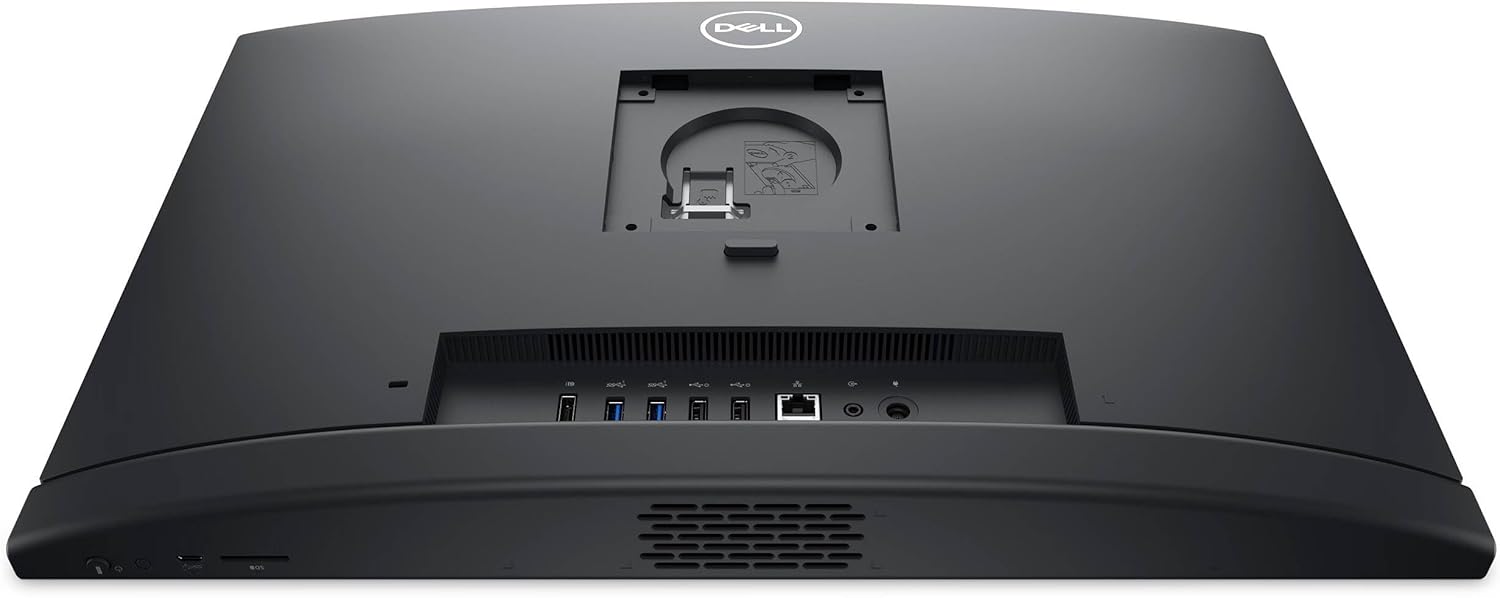 Rear view of Dell Pro 24 All-in-One Desktop showing various ports