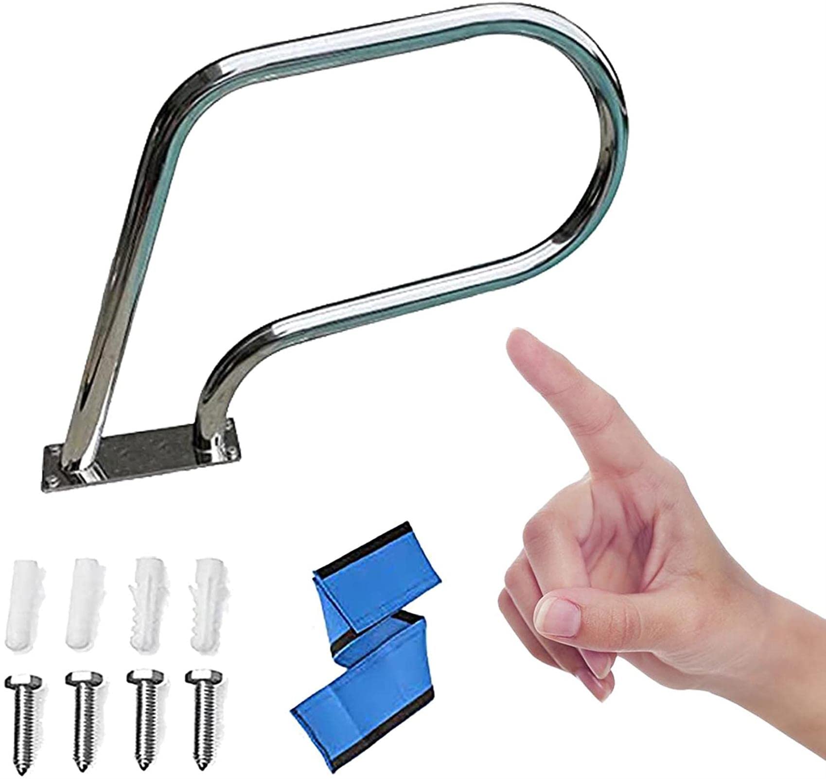 Main courante de piscine facile à installer avec housse thermique antidérapante