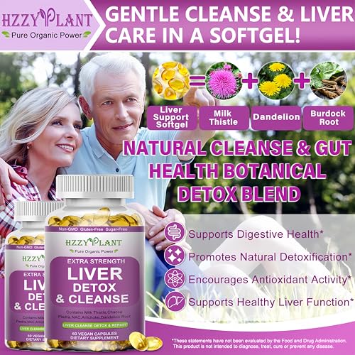 HZZYPLANT Liver Cleanse Detox Softgels
